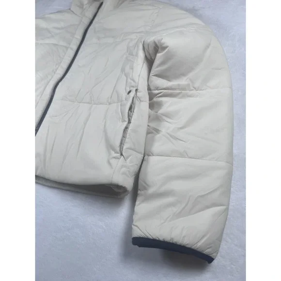 Vuori Jacket Women's Small White Primaloft Insulated Full Zip Puffer Winter Warm - Picture 4 of 16